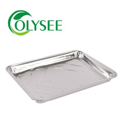 China Disposable Aluminum Pans / Food Rectangular Kitchen Trays For Baking 2221 for sale