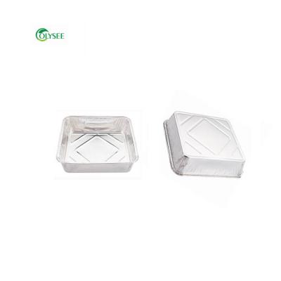 China Rectangular Serving Food Container Airline Aluminum Foil Tray/Food Container /meal Catering Tray for sale