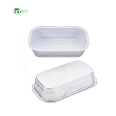 China Food and Food Container Type Use The Smooth Airline Aluminum Foil Coated Container For Inflight Catering for sale