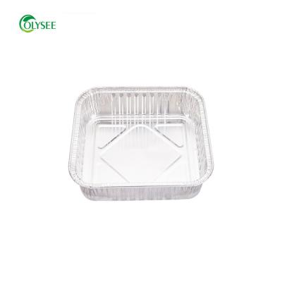 China Airline Food Casserole Airline Aluminum Foil Disposable Inflight Food Containers for sale