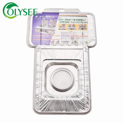 China Kitchen Use Kitchen Aluminum Foil Gas Stove Bib Liner Protector Stove Oil Baffle Plate Guard for sale