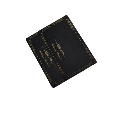 China Firm Printing High Quality Hot Stamping PVC Business Card Custom Gift Certificate for sale