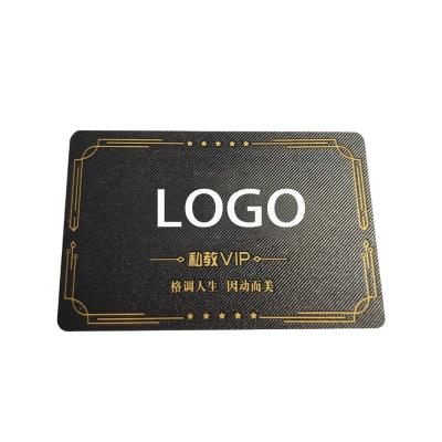 China Custom Fashionable Gold Business Cards PVC Business Cards Cheap Price Printing Plastic Card for sale