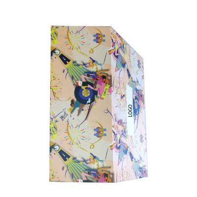 China Custom Wholesale Magnetic Fancy Gift Wrapping Paper Box Printing Magnet Foldable Paper Box Firm Closure for sale