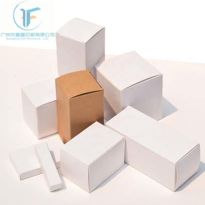 China Recycled Materials Custom White Cardboard Candy Paper Box Small Eyelash Packaging Box for sale