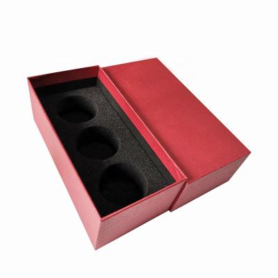 China Recycled Materials Art Paper Watch Wrapping Gift Special Foam Insert Jewelry Packaging Box for sale