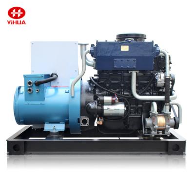 China 20kW/25kVA Marine Diesel Generator with Weichai Engine and Marathon Alternator CCFJ for sale