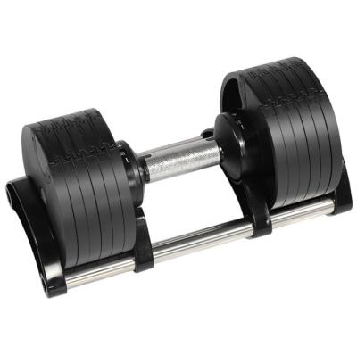 China Home Custom Gym Logo Fitness Dumbbell High Chromed Adjustable Dumbbells for sale