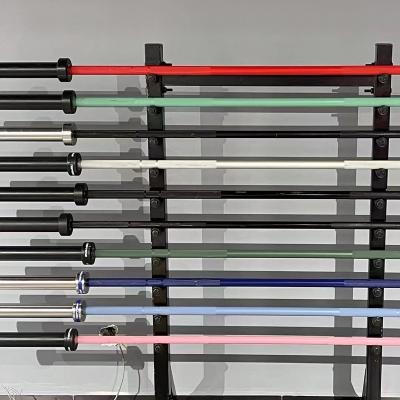 China Wholesale High Quality Colored Weightlifting Fitness Equipment Weightlifting 2.5cm/5.1cm Barbell Bar for sale