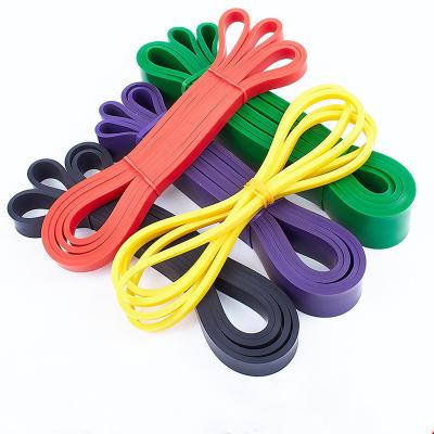 China Natural Band Gym Equipment Strength Training Band Resistance Bands For Bodybuilding for sale