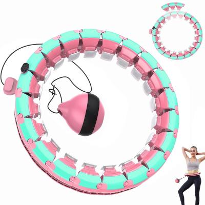 China Size Amazon Hot Selling Weighted 24 Knots Smart Fitness Circles For Weight Loss for sale