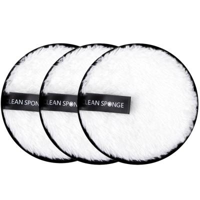 China Arctic Reusable Cotton Soft Rounds Eco-Friendly Washable Reusable Makeup Remover Velvet Sponge Makeup Remover Pads for sale