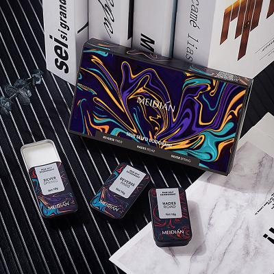 China MEIDIAN Solid Private Label Perfume Balm Balm Box Set Men Romantic Long Lasting Women Perfume Portable Solid Perfume Body for sale