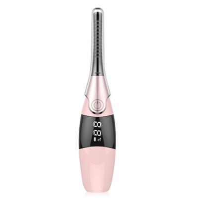 China 2021 New Makeup Tool USB Rechargeable HEATING Long Lasting Electric Curling Cosmetic Eyelash Heated Curler for Women for sale