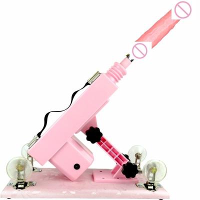 China Omyhoney New Powerful Plastic Women Use Automatic Pink Sex Machine Gun Cannon Masturbation Machine For Female Machine Gun for sale