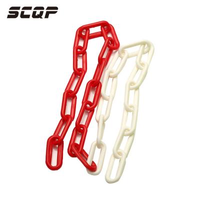 China Traffic High Quality Pavement Exercise Equipment New Product S014 Safety Warning Plastic Link Chain for sale