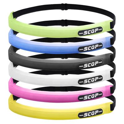 China S014 Women Elastic Men Sports Headband Elastic Rubber Yoga Sweat Bands For Sports Fitness Exercise Tennis Gym Running Dance for sale