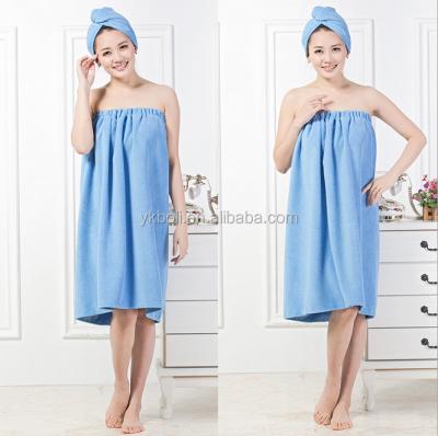 China QUICK DRY Women Terry SPA Body Wrap Towel Shower Bathrobe for sale