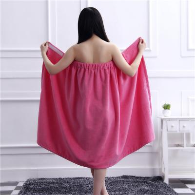 China SOFT AND COMFORTABLE Microfiber Bath Cloth Spa Towel Wraps 60*120cm for sale