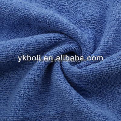 China Absorbent Microfiber Terry Fabric in Rolls for sale