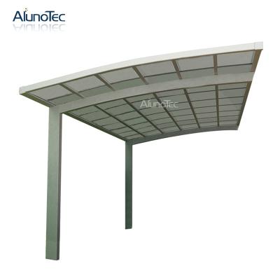 China Aluminum Carport Canopy Polycarbonate Canopy Metal Carport Shelter Polycarbonate Canopy Metal Carport Waterproof Aluminum Car Shelter for sale