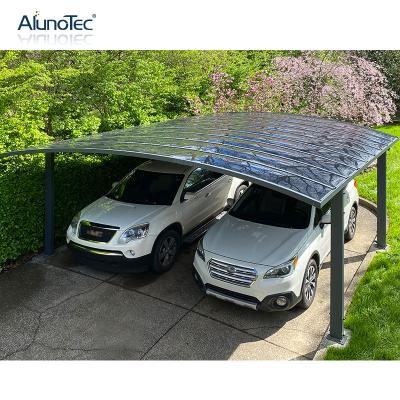 China Waterproof Public Place/Garden/Backyard/Polycarbonate Aluminum Roof Garages Parking Lot Sun Shade Tent for sale