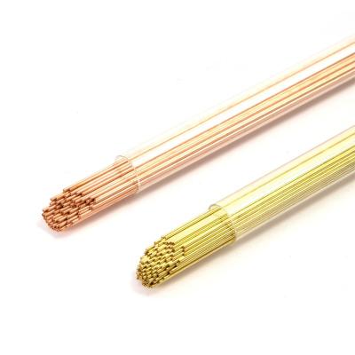 China Big Hole EDM Drilling Quality 1.9mm Electrode Brass Copper Tube Single Electrode EDM Tube 2mm Brass Copper Tube For Small Hole Drilling CNC EDM Machine for sale