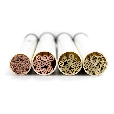 China EDM Drilling For High Precision 1mm Multichannel Electrode EDM Tube 1.1mm Blind Hole Electrode Brass Copper Tube For Small Hole Drilling EDM Machine for sale