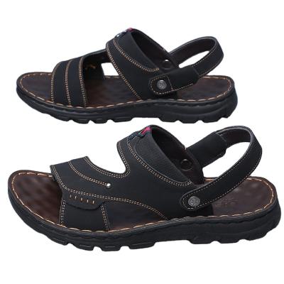 China Deodorization Beach Sandals and Slippers Summer Sandal for Men's Roman Comfortable Walking Footwear Leather Sandals for Men for sale