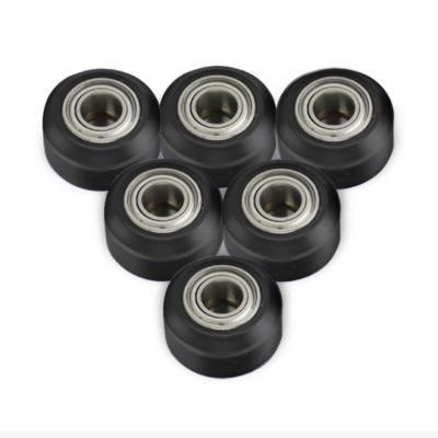 China For 3D Printer Accessories 3D Printers CR-10 3D Printer POM Pulley Black Wheels 625zz Plastic Linear Bearing for sale