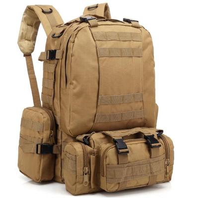 China Outdoor Rucksack 50L Men's Army Rucksack Assault Rucksack Pack Molle Outdoor Tactical Military Rucksack Climbing Camping Bags for sale