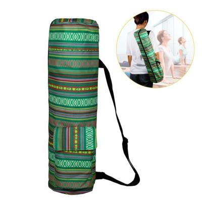 China Long Bag Fitness Yoga Bag One-Shoulder Tube Yoga Mat Storage Bag for sale