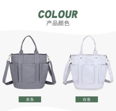 China New RPET Women's Canvas Tote Bag Canvas Tote Bag Handbag European Style Tote Shoulder Bag Can Be Customized for sale