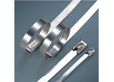 China Stainless Steel Heavy Duty Cable Ties For Cable Wiring Acid / Alkali Resistant for sale