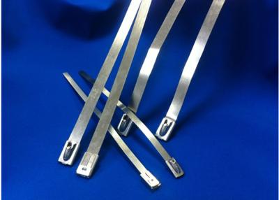 China Natural Color Stainless Steel Cable Ties High Resistance To Acetic Acid for sale