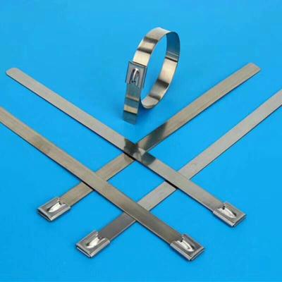 China 304 or 316 Stainless Steel Cable Ties Heavy Duty Anti-Corrosion Long Service Life for sale