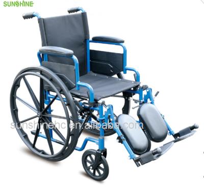 China For use WH932 indoor or outdoor economical medical steel wheelchair for elderly or disabled manual wheelchair for sale