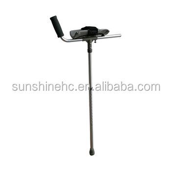 China Padded Platform for CR214 Extra Lightweight Comfort Aluminum Arm Cane Forearm Platform Walking Crutch for sale