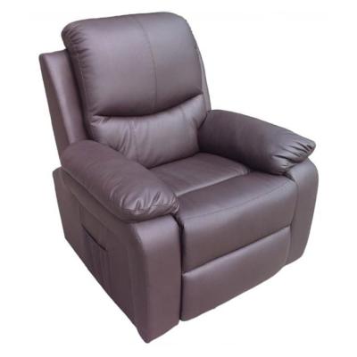 China Other Modern Homecare Brown Leather Power Recline And Lift Chair Sofa With Dual Motor BS611 for sale