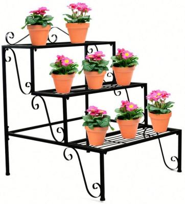 China Idyllic American Antique Style Metal Planter Pot Home and Garden Iron Artificial Flower Bucket Small Succulent Storage for sale