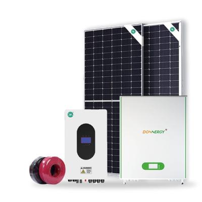 China Smart Grid Power Generator Kit 5KW Hybrid Solar Panel Inverter 10kw 15KW 20KW LCD Display Solar Home Solar Power Systems On and Off for sale