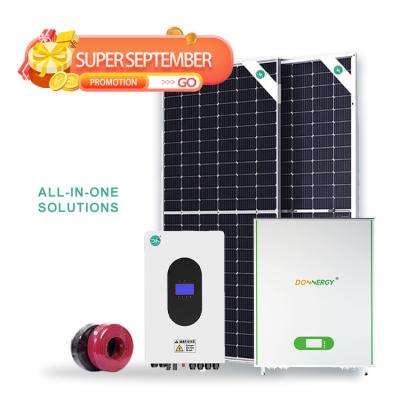 China Smart LCD Display Limited Case; Solar Panel Power Generator Kit 5KW Grid Inverter 10kw 15KW 20KW Hybrid Solar Home Solar Power Systems On and Off for sale