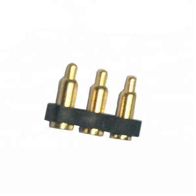 China Plastic PCB 3.0mm pitch 3 pins pogo pin SMD type H6.5 H1.5 for sale