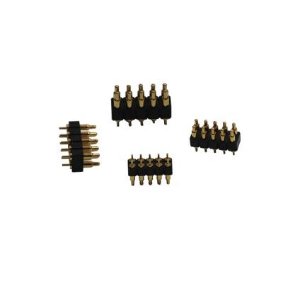 China 2.54 Double Rows 2x5 Pins DIP Type Pogo Pin Connectors H7.0mm ZOL-POGO-10-0700-156 for sale