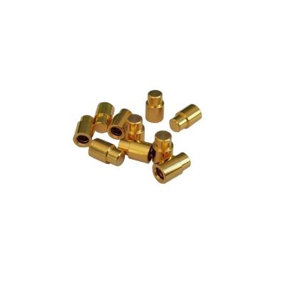 China PCB Diameter 5.0mm Length 8.0mm Machine Pin Female With Crown Spring In It for sale