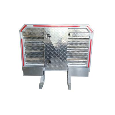 China Mini Vault Cabin Support Single Mini Vault Door Aluminum Headache Rack For Semi Truck for sale