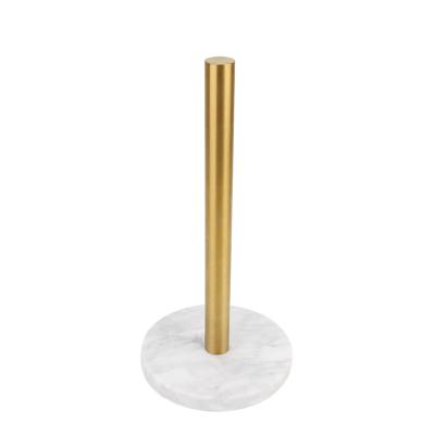 China Modern Customize Acceptable Marble Tissue Holder Base Towel Paper Holder For Kitchen And Bathroom for sale