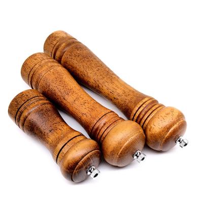 China 2021 viable new high quality customized manual acacia and wooden ceramic salt and pepper grinder for sale