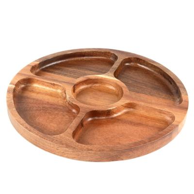 China Biodegradable Wooden Dinnerware Dishes For Snacks, Nuts, Dessert, Any Food - Serving Tray Appetizer Tray for sale