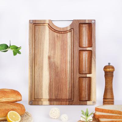 China Stocked Cutting Boards, Bamboo Chopper for Kitchen, Reversible Cutting Board with Juice Groove for Meat Cheese and Vegetables for sale